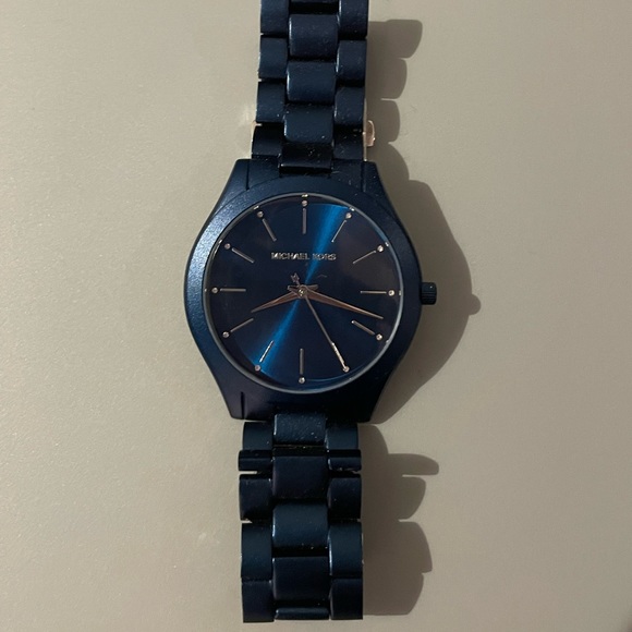 Michael Kors Blue Runway Watch - Picture 1 of 1